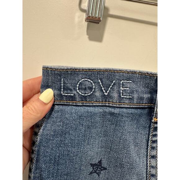 Sundry Denim Stars Skirt Size 28 - Picture 6 of 6